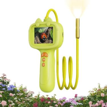 Imagem de Boroscópio para crianças – Brinquedos de bolso para microscópio portátil de 6 cm, microscópio digital portátil para crianças com luz – para aniversário, Natal, meninas, meninos, ciências, educativos