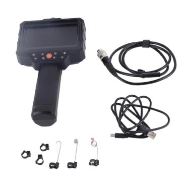 Imagem de Câmera endoscópica Câmera cobra de inspeção HD 1080P de 4,3 polegadas com 8 luzes LED para manutenção de veículos em dutos Design portátil Tela IPS Ampla aplicação Material ABS à (1m)