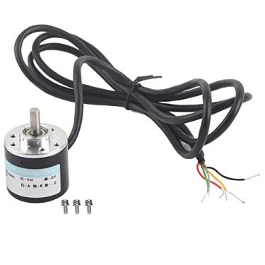 Imagem de Hyuduo Codificador de Eixo Sólido, Fonte de Alimentação de Tensão DC 5-24V, Pequeno, Leve, Compacto, Fácil de Instalar, Material de para Trabalho de Precisão, Codificador, de Eixo Sólido (#11)