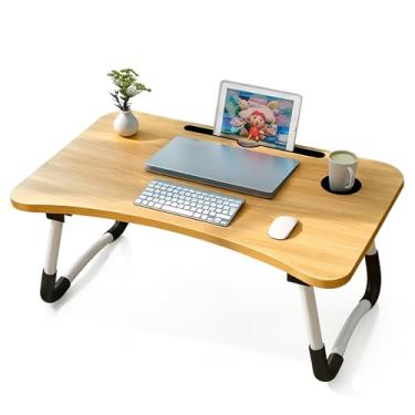 Imagem de Mesa Premium Multiuso Dobrável 60×40 cm – Suporte Ergonômico para Notebook, Leitura e Refeição – Transforme Cama, Sofá ou Escritório em Estúdio de Produção