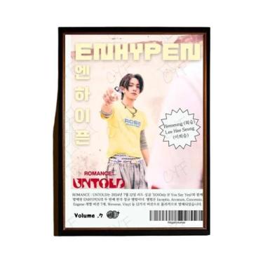 Imagem de Pôster De Arte De Parede Multiuso Da Banda Kpop E-E-ENHYPEN Para Sala 