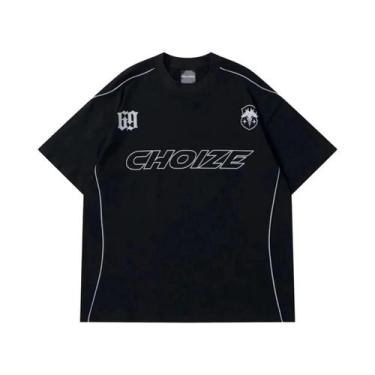 Imagem de Camiseta Masculina De Verão Estampada Em Poliéster Microelástico Com G