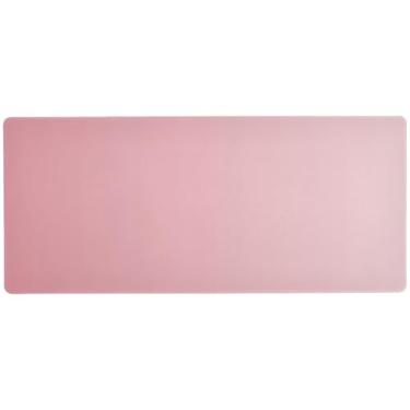 Imagem de Mouse pad gradiente rosa para mesa antiderrapante, mouse pad grande, 89,9 x 39,9 cm, superfície lisa para controle de precisão