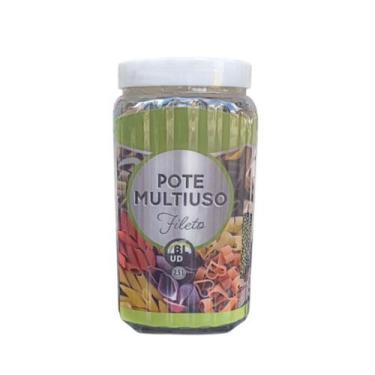 Imagem de Pote Plástico Cozinha Fileto 2,5l Candy Color - Pote Hermético 2,5 - P