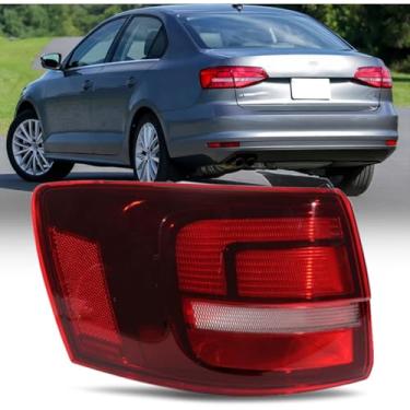 Imagem de CHELANGHU Conjunto de lâmpada de luz traseira adequado para Volkswagen Jetta 2015 2016 2017 2018 | Lado esquerdo do motorista