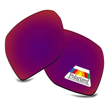 Imagem de Bwake Lentes de reposição para óculos de sol Oakley Portal OO9446 - roxo framboesa polarizado