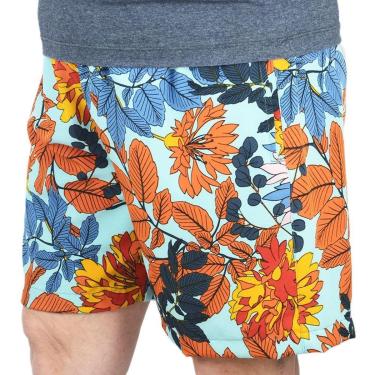 Imagem de Short Estampado Tactel Elastano Extra Grande Plus Size floral-Masculino