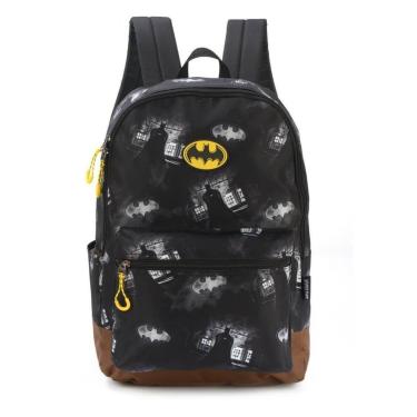 Imagem de Mochila Escolar Batman Preto MS46871BM-Masculino