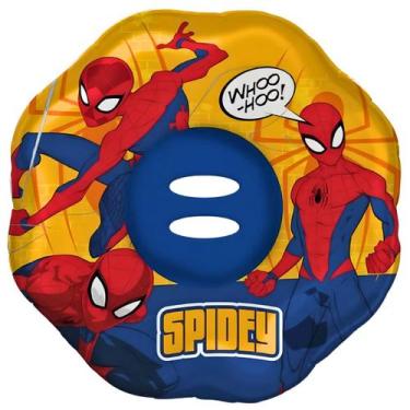 Imagem de Boia Com Assento Inflável Infantil 56cm Homem Aranha - Etitoys, Homem 