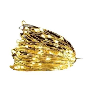 Imagem de Corda De Luz LED De Fada Com Fio De Cobre, Alimentada Por USB Ou Bater