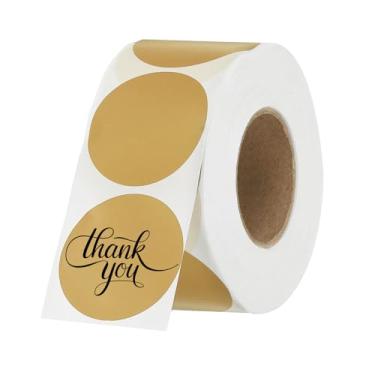 Imagem de PATIKIL 800 peças de etiquetas térmicas redondas, adesivos coloridos em círculo de 4 cm, etiquetas autoadesivas para impressão térmica, escritório, decoração de casa, diário, lista de tarefas, caderno