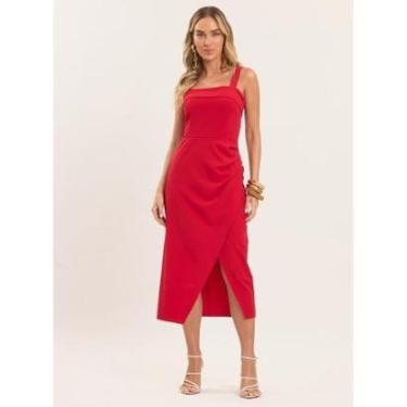 Imagem de VESTIDO MIDI FEMININO DOCE TRAMA REF:105977-Feminino
