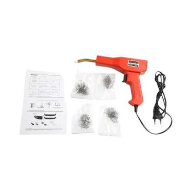 Imagem de Máquina De Solda Plástica Com 4 Tipos E 200 Grampos Para Reparos Em Pa
