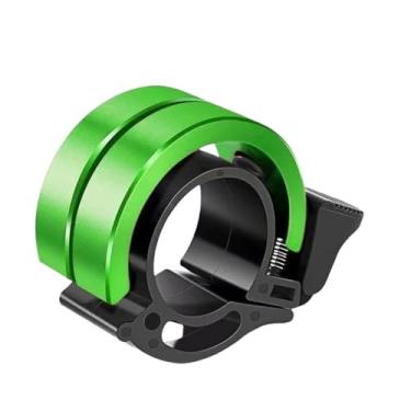 Imagem de Sino de bicicleta alto mountain bike universal adulto chifre invisível equipamentos equitação acessórios chifre invisível dobrável(Green)