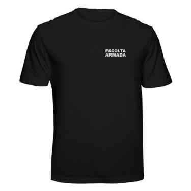 Imagem de Camiseta Escolta Armada Uniforme Cor:PretaTamanho:GG, Preto, GG