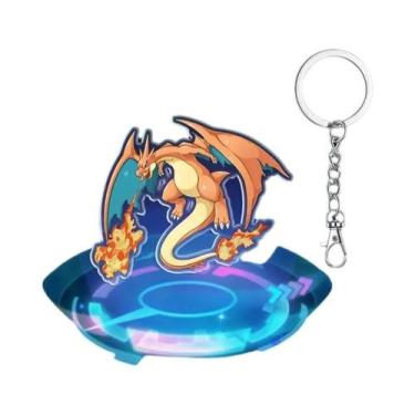 Imagem de Pingente De Chaveiro Pikachu Charizard De 6CM, Broche Magnético Fofo, 