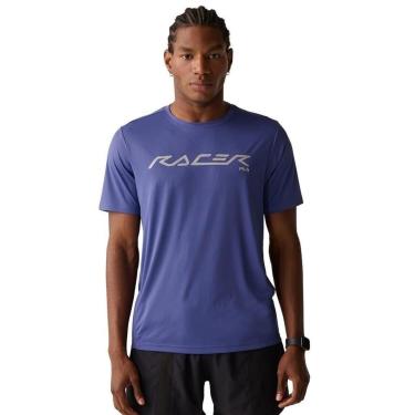 Imagem de Camiseta Reflective Core Run Fila Masculina - Roxa-Masculino