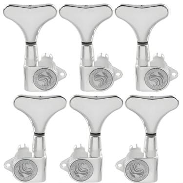 Imagem de Tarraxas Tarrachas Blindadas Thida Para Contra Baixo 6 Cordas 3+3 -