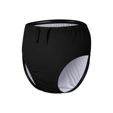 Imagem de SPOFOR Fraldas de natação reutilizáveis para adultos para incontinência, roupas de banho, impermeável, à prova de vazamento, capas de fraldas unissex