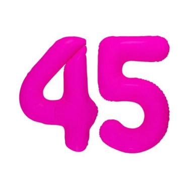 Imagem de Balão Digital Brilhante Vermelho Rosa Para Decoração De Festa De Anive