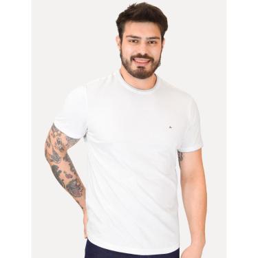 Imagem de Camiseta Aramis Masculina Grey Friso Gola Branca-Masculino