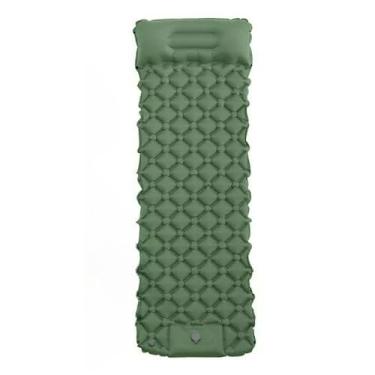 Imagem de Colchão Automático Inflável De Acampamento Ao Ar Livre 2 Em1(verde A121)