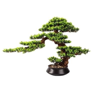 Imagem de Plantas falsas para ambientes internos, plantas em vasos, ornamentos de Feng Shui, sala de estar, entrada, escritório, simulação chinesa, ornamentos de árvores, decoração