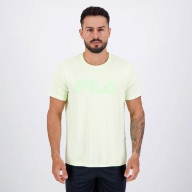 Imagem de Camiseta Fila Basic Sports Polygin Verde Claro-Masculino