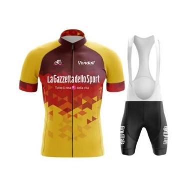 Imagem de Conjunto De Camiseta De Ciclismo Masculina Tour De Giro D'ITALIA, Unif
