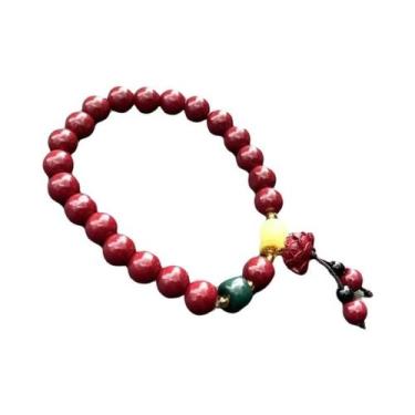 Imagem de Pulseira De Pedra Natural Para Mulheres Com Pingente De Flor Lírio Do 