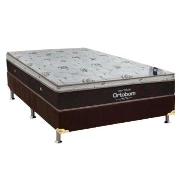 Imagem de Cama Box Casal: Colchão Molas SuperPocket Ensacadas Ortobom Sleep King