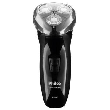 Imagem de Barbeador Elétrico Shave Recarregável Sistema Duplo de Corte Philco, B