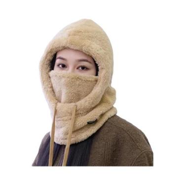 Imagem de Boné Térmico Feminino De Inverno À Prova De Vento Para Ciclismo Com Ca
