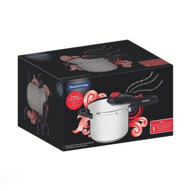 Imagem de Panela De Pressão Solar Em Aço Inox Fundo Triplo Com 5 Dispositivos De Segurança 22 Cm 6