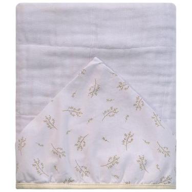 Imagem de Toalha Soft 80 cm x 90 cm com Capuz Baby Joy Fábula, Galhos