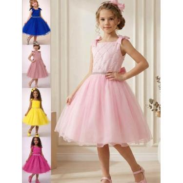 Imagem de Vestido Marie Mariely Infantil, Vermelho, 8