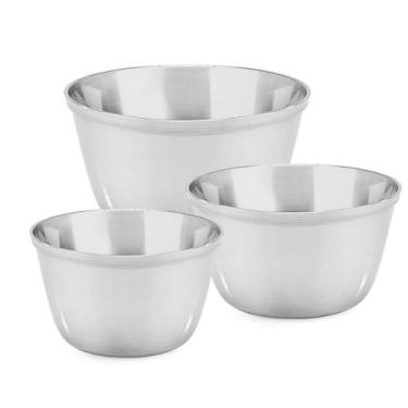 Imagem de Conjunto de Ramekins Aço Inox 3 Peças Gourmet Mix