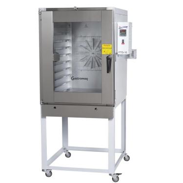 Imagem de Forno Turbo A Gás 10 Esteiras Com Pedestal Ftg10 Gastromaq Forno Glp Epóxi 110v