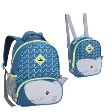 Imagem de Kit Mochila e Lancheira de Costas Creche ZOOP - Seanite