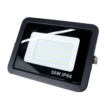 Imagem de Refletor de 48 Leds 50w Bivolt 85v-265v Branco Frio 6500k