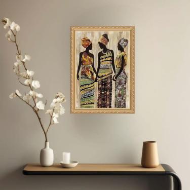 Imagem de Quadro Decorativo Mulheres Negras 24X18Cm