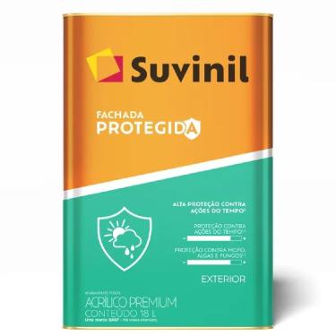 Imagem de Tinta Acrílica Fachada Protegida Branco Neve 18 Litros 50842487 Suvinil Tinta Acrilica Fachada Pr