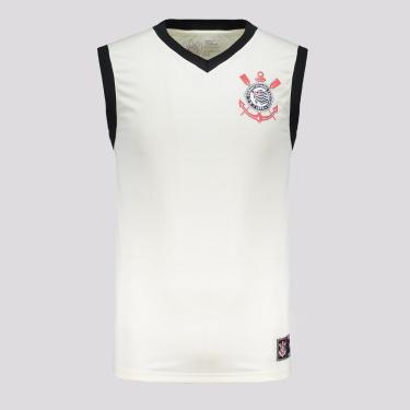 Imagem de Regata Corinthians Basquete Off White-Masculino