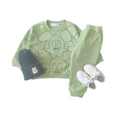 Imagem de Conjunto De Verão Para Bebê Menino E Menina Com Camiseta Estampada E S