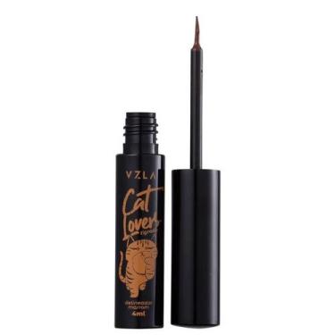 Imagem de Vizzela Delineador Líquido Cat Lovers Marrom - Vizzela Cosméticos