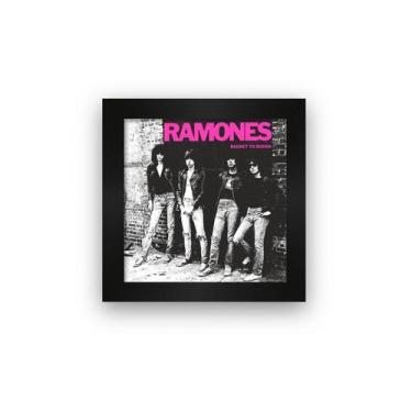 Imagem de Quadro azulejo com moldura Ramones Rock to Russia - Starnerd