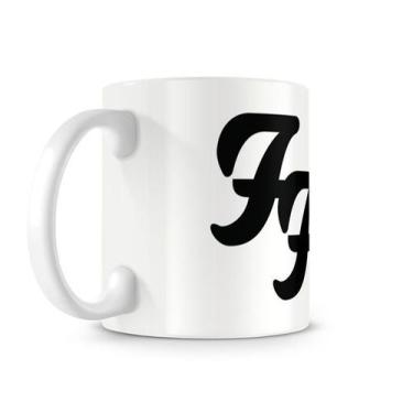 Imagem de Caneca Foo Fighters Branca - Starnerd