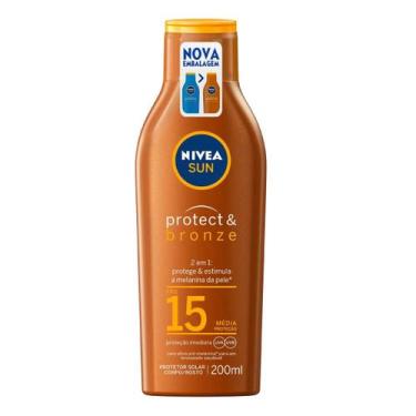 Imagem de Bronzeador Nivea Protect & Bronze FPS15 200ml 2em1 Protetor