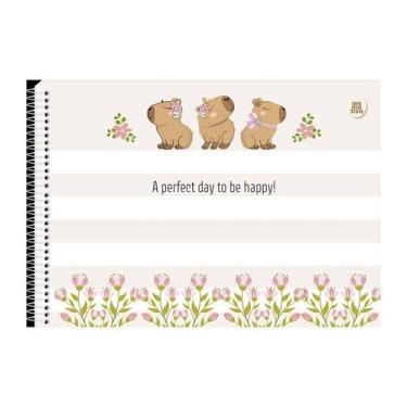 Imagem de Caderno De Cartografia E Desenho Capivarinhas 60 Folhas - Animativa