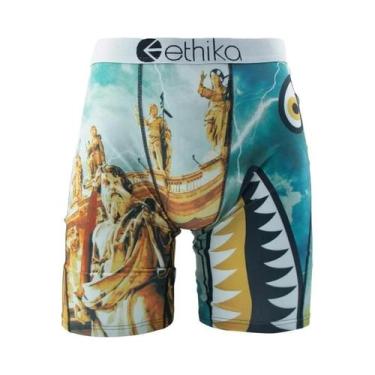 Imagem de Cuecas Boxer Respiráveis Para Homens plus Size ETHIKA, Roupa De Banho 